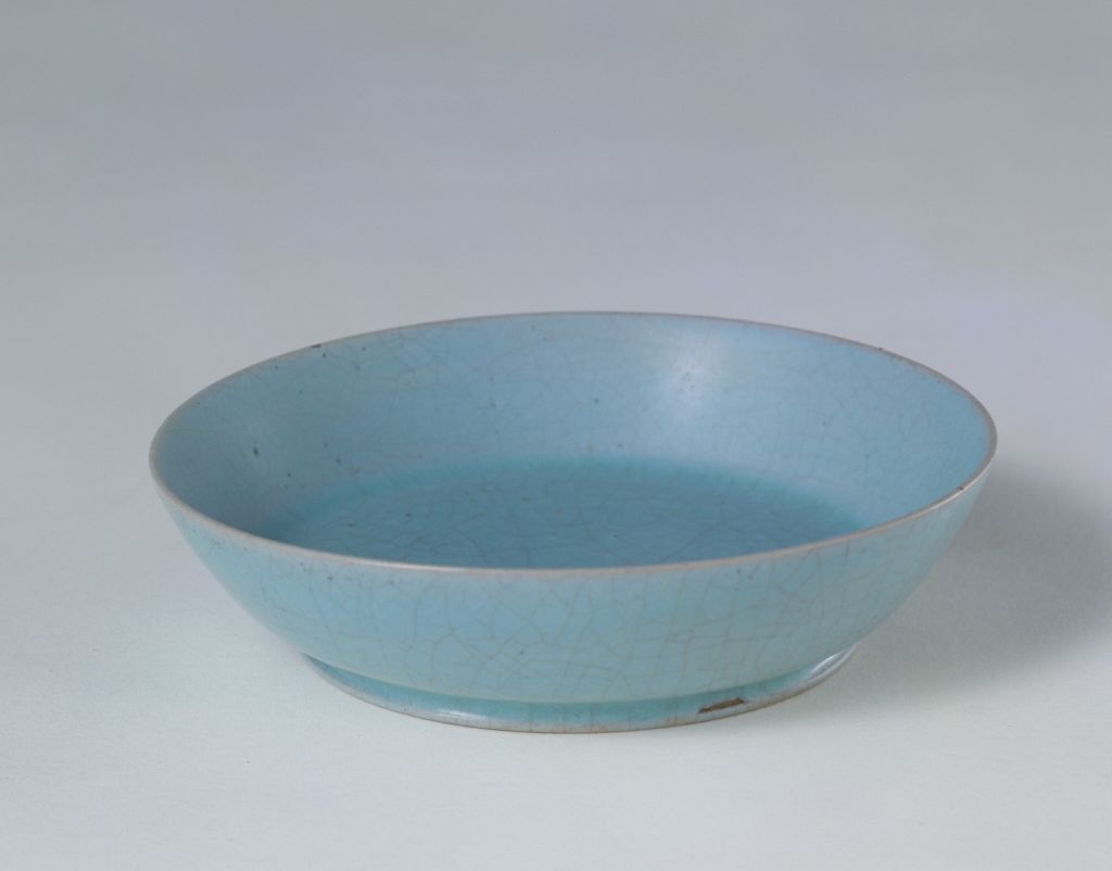 图片[1]-Round washing of Ru kiln azure glaze-China Archive